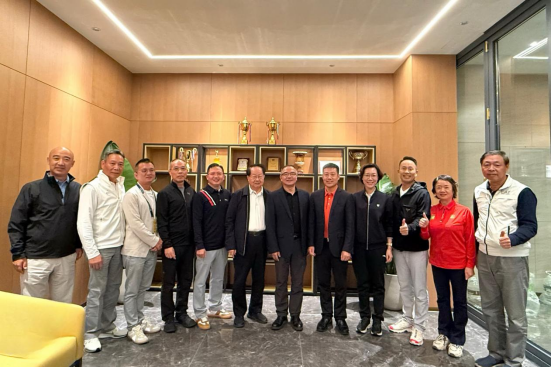 中高协主席贺凤翔调研浙江高尔夫球运动